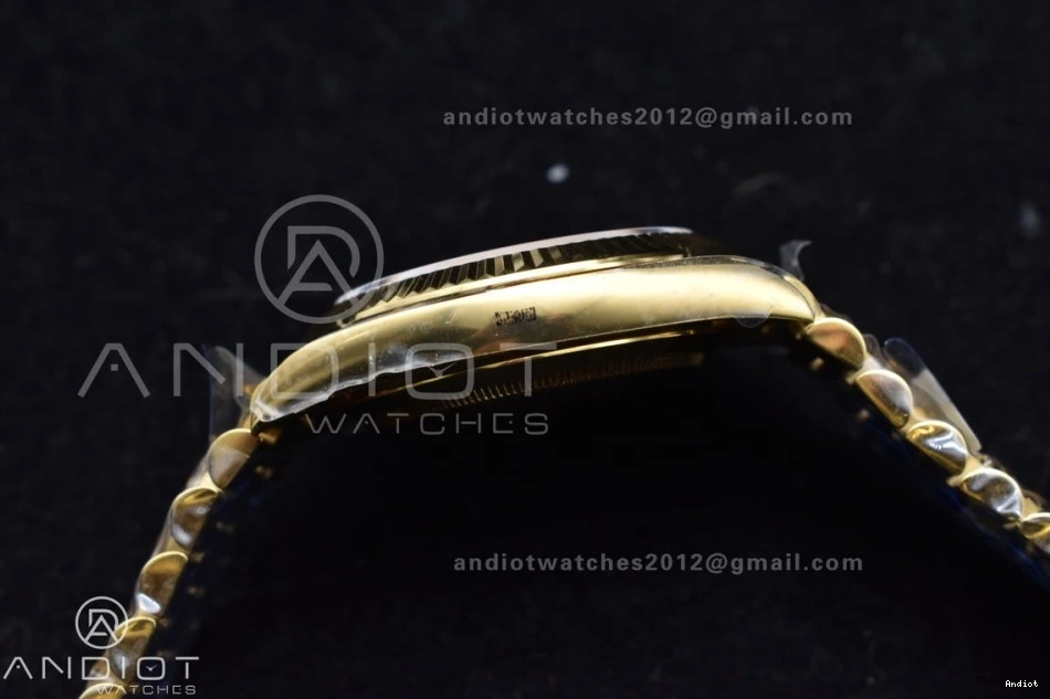 VR3255 Roman Bracelet Day On 1:1 President YG 228238 Gold Best Date 40 (Gain ARF Edition Weight) Dial 0121